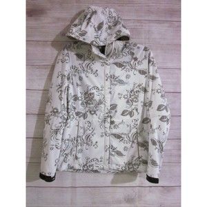 Firefly Jacket Womens Medium Green Outdoors Full Zip Hooded Coat Ladies